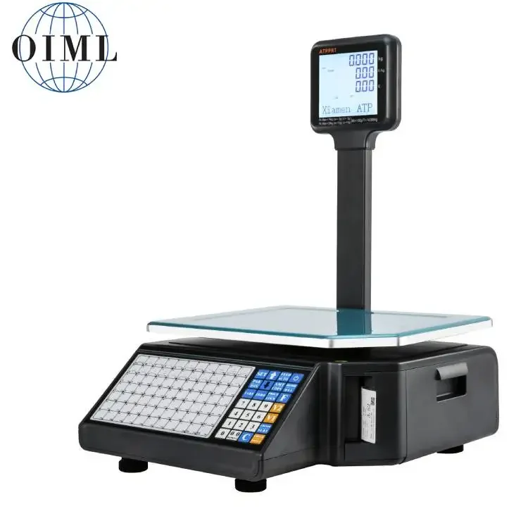 

Weighing Scale with Barcode Printer SC15 Barcode Printing Scale for Shop
