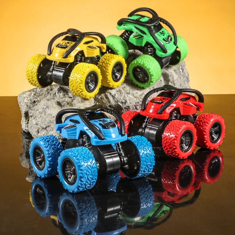 سيارة حيلة ذات دفع رباعي على الطرق الوعرة - سيارة رياضية مضادة للسقوط والقصور الذاتي للأطفال لعبة سيارة مقاومة للسقوط #6