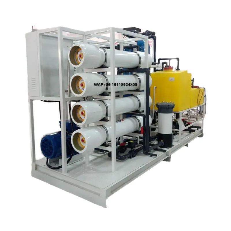 

High-Efficiency 75T/D Seawater Desalination Equipment with 220V Pump Motor PLC-1 Year Warranty