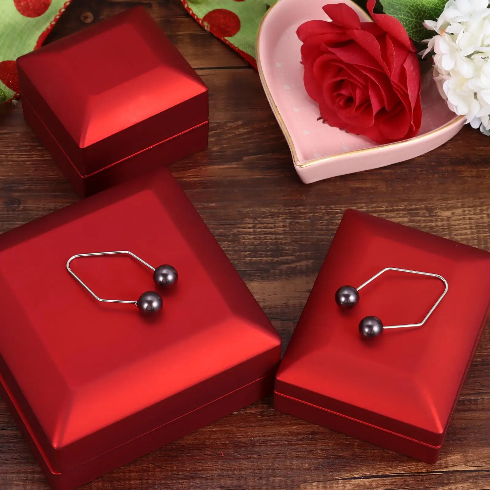 1 Pair Gift Alloy Dimple Trainer Facial Beauty Tools Pearl Dimple Maker for Cheeks Easy to Wear Facial Dimple Make Tool