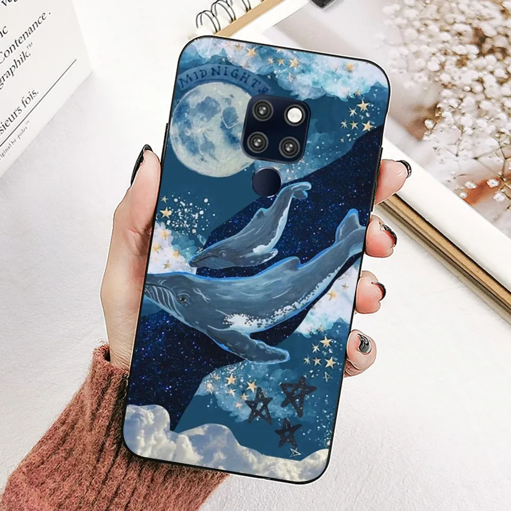 Killer Whale Phone Case For Huawei Mate 10 20 30 40 50 Lite Pro Nova 3 3i 5 6 SE 7 Pro 7SE