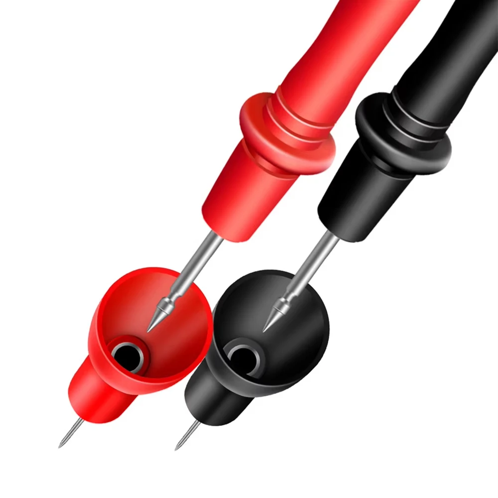 2Pcs Insulation Piercing Tip Multimeter Test Extention Back Probe Needle Pins 10A 600V Multimeter Test Tool Extension Probe Tips