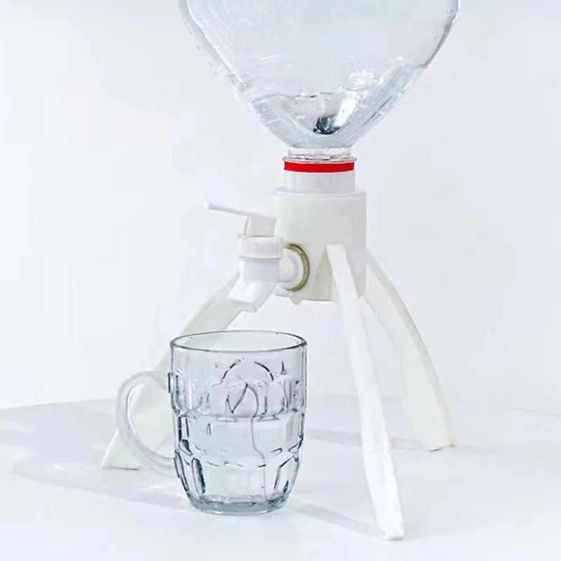 M11K-Water Dispenser Valve Support Rack,Water Dispenser Faucet Useful Bottle Water Outlet Bracket Labor-Saving Bottle Faucet