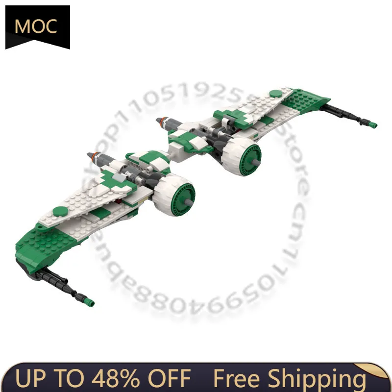 

306 деталей: Модульная модель космического корабля ARC-170 (MOC), конструктор для самостоятельной сборки, креативный дизайн, кирпичики для творчества, подарок на праздники