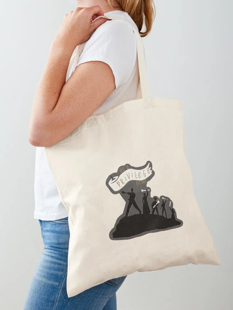 

Privilege to Pee - Urinetown Tote Bag Handbags custom tote bag eco pack Women's shopping bag
