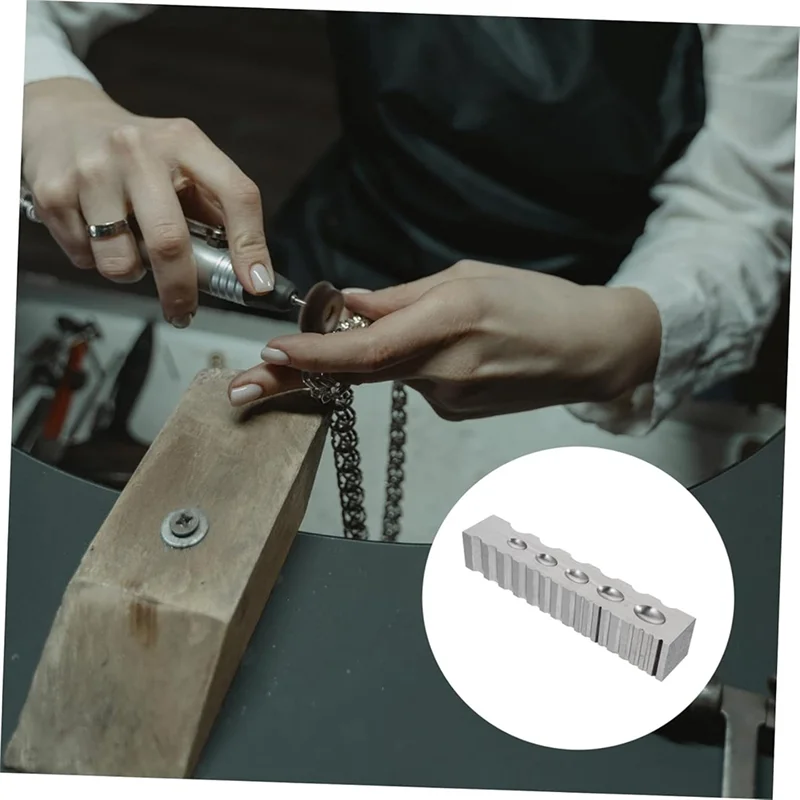 -A25M 1 Uds herramienta rotativa de oro anillo de joyería con ranura de cuatro lados DIY ranura joyería suministro herramientas de doblado de pendientes con ranura