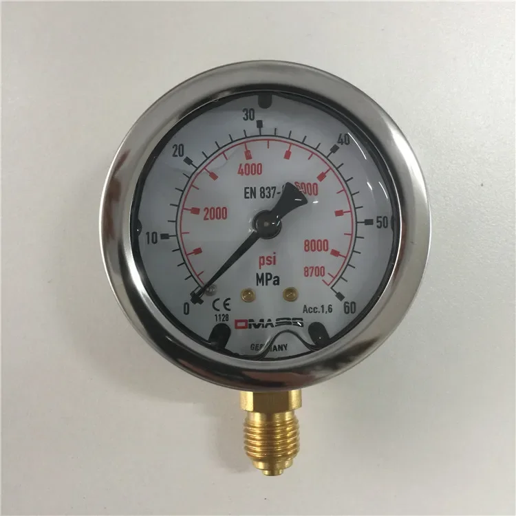 Pressure Gauge MBB06B-600-1-ZZ0-600 Bar Radial 63MM Nominal Diameter