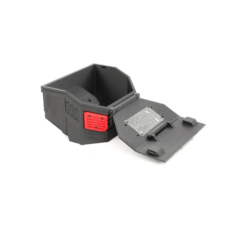 RC Car Tail Tool Box Spare Battery Compartment Gundam Style Storage Box for RC Crawler MJX 1/12 H12P Upgradeds Accessories