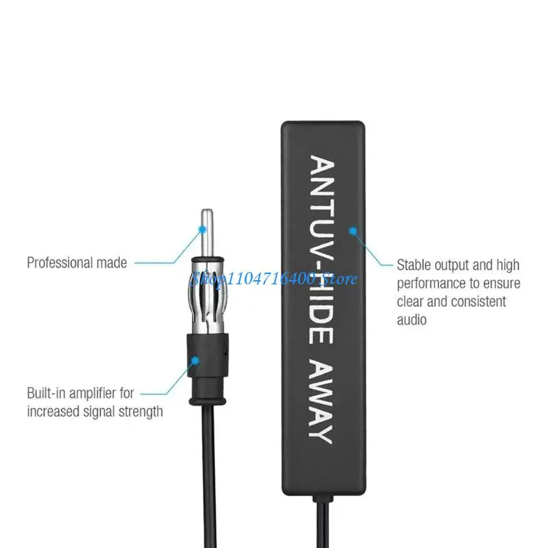 

y1gd Universal Trucks Radios Receiver Car FM Antenna Suitable for Better Reception Reduce Noise Long Ranges Reception