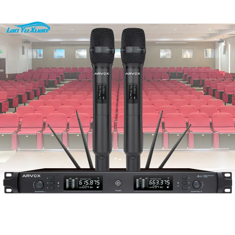 

True diversity long range wireless live microphone