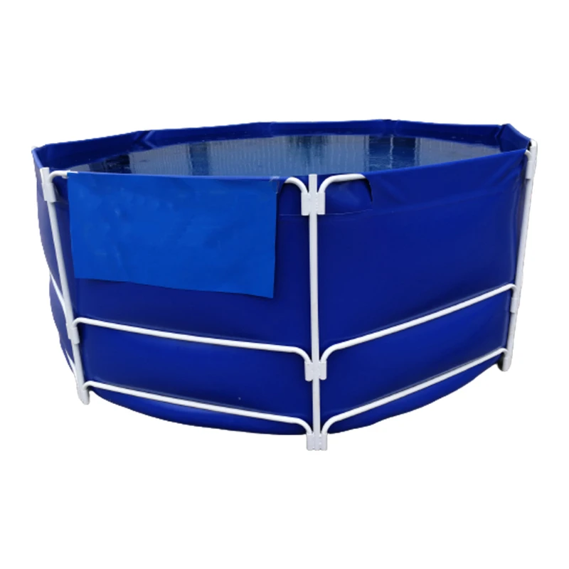 High quality popular collapsible water tank round tube pvc collapsible water tank galvanized bellows pond