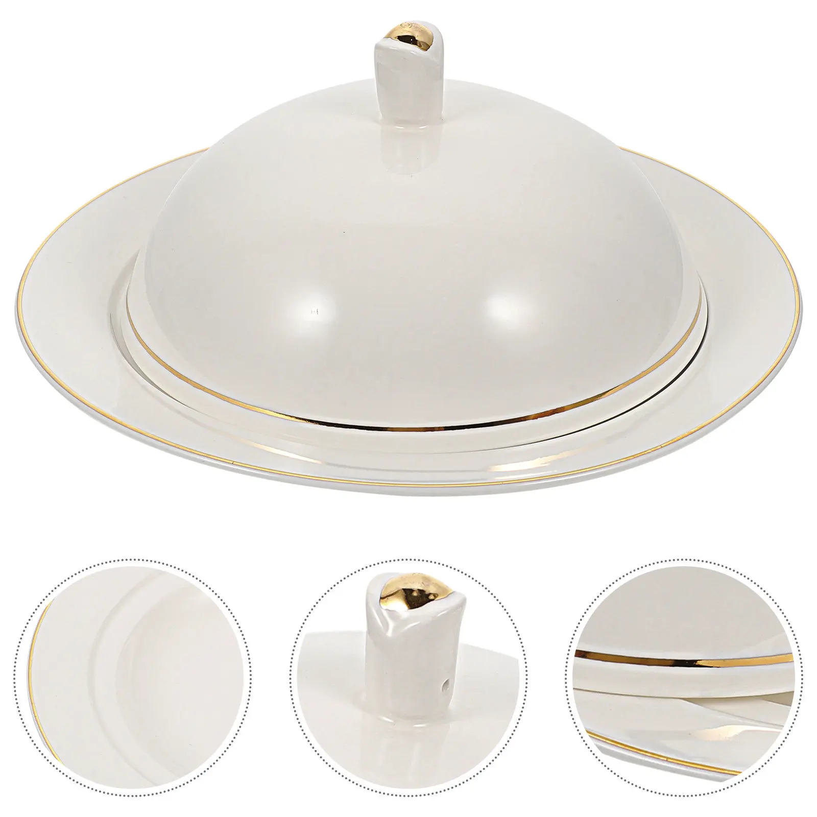 

Набор из 1 премиальной керамической тарелки: универсальная тарелка для западных блюд, тарелка для стейка, десертов, пасты, сервировочный поднос для стейка