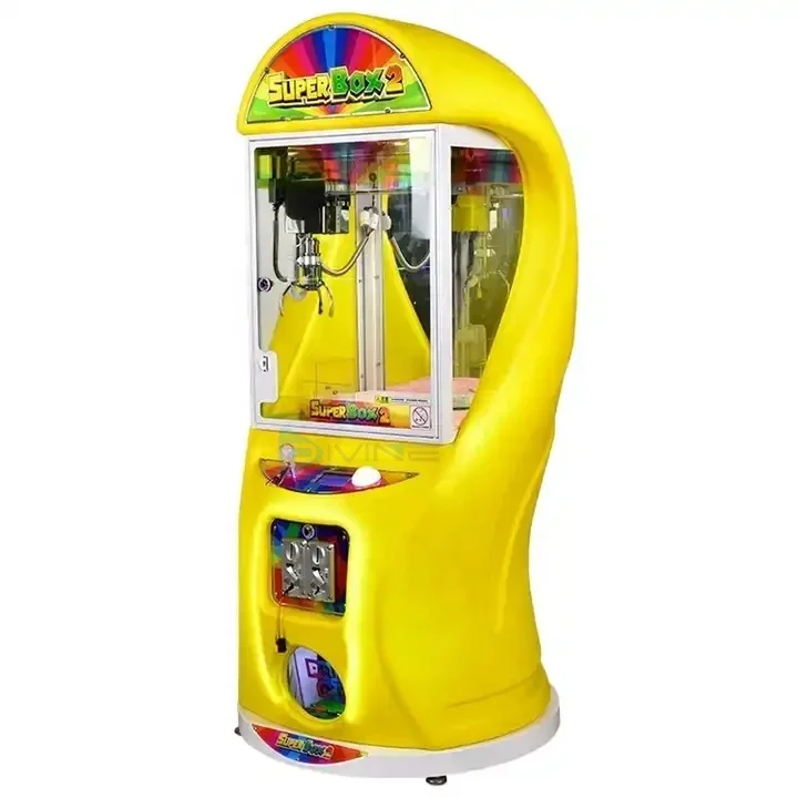 

Indoor Coin Operated Machine Plush Crane Toy Vending Game Machine Capsule Toy Mini Claw Crane Game Machine Super Boxs