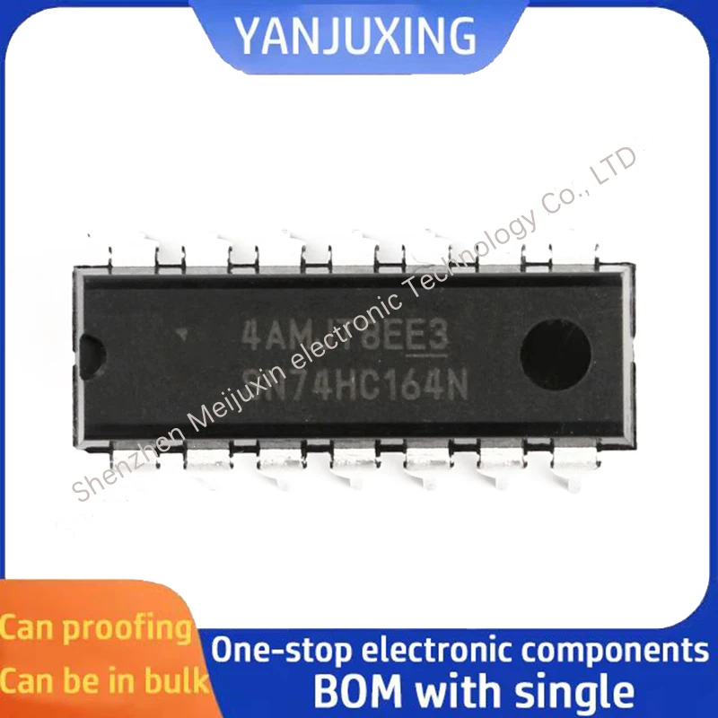 5 ชิ้น/ล็อต SN74HC164N SN74HC164 74HC164 DIP14 8-bit serial in-shift register logic ชิป