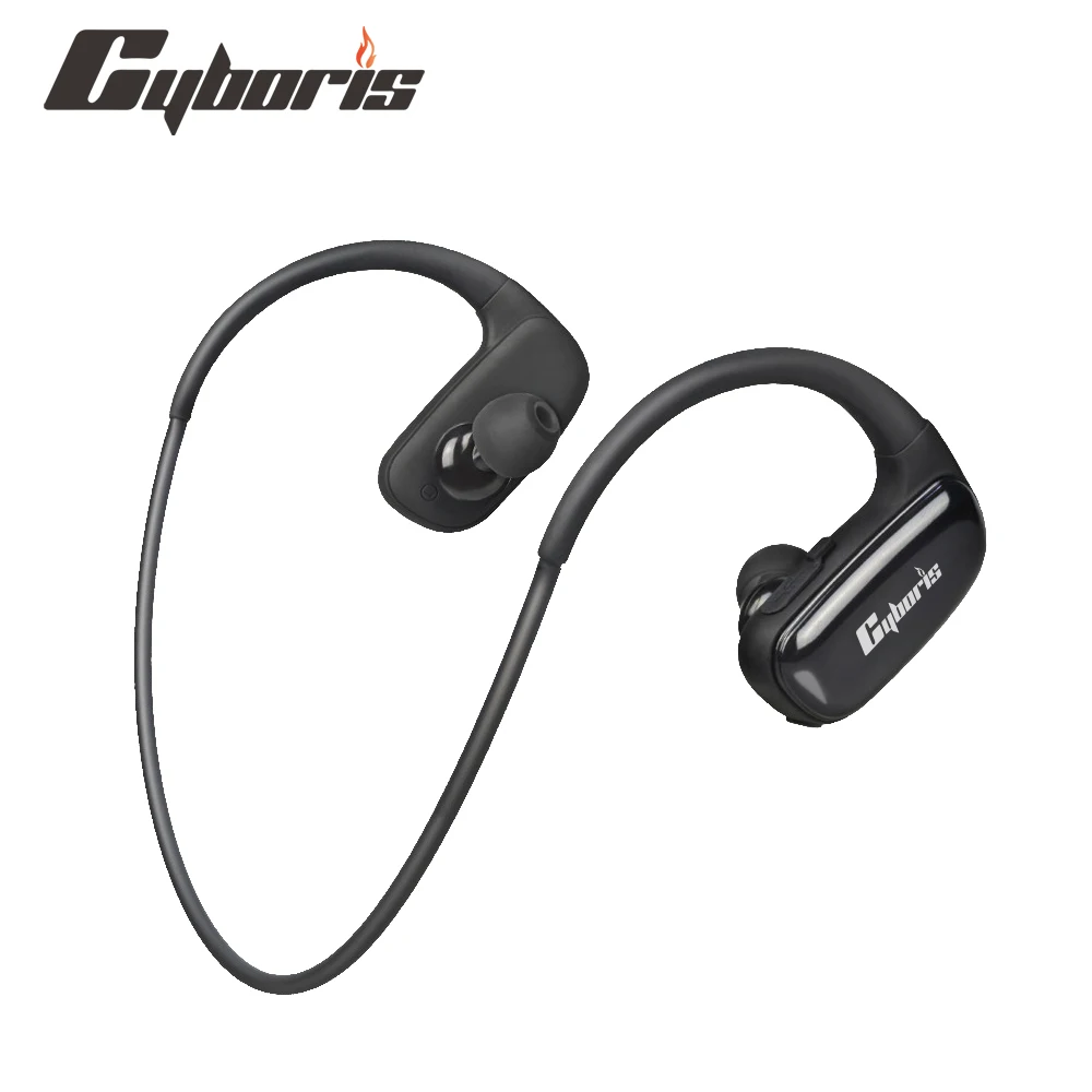 Cyboris Swimming Earphone Waterproof 16GB Mp3 Player Blue-tooth Headset 12 Hrs Play time Running IPX7 Hifi Bass Wireless Earbud