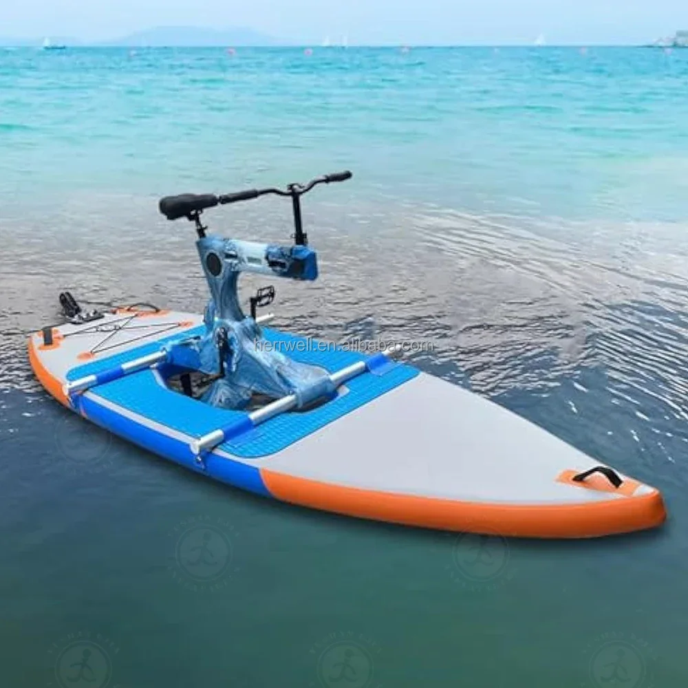 Customized High Quality Sea Water Bike Lake Peddla Bicycle Cycle Pedal Boat Inflatable Water Bikes