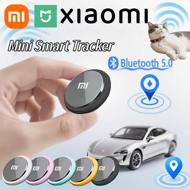 

XIAOMI MIJIA умный GPS трекер Bluetooth устройство против потери длительный режим ожидания широкий диапазон Finder для ключей домашних животных Чемодан iPhone Android