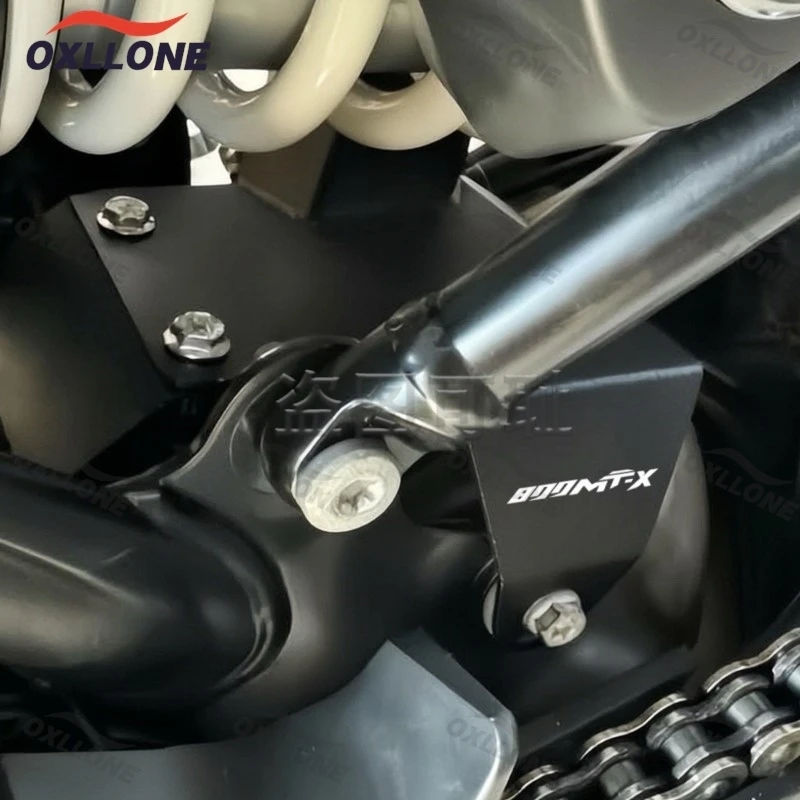 800MT 800MTX Shock Heat Shield For CFMOTO CF MOTO MT 800 MTX MT 800MT CNC Exhaust Pipe Protection Cover Motorcycle Accessories