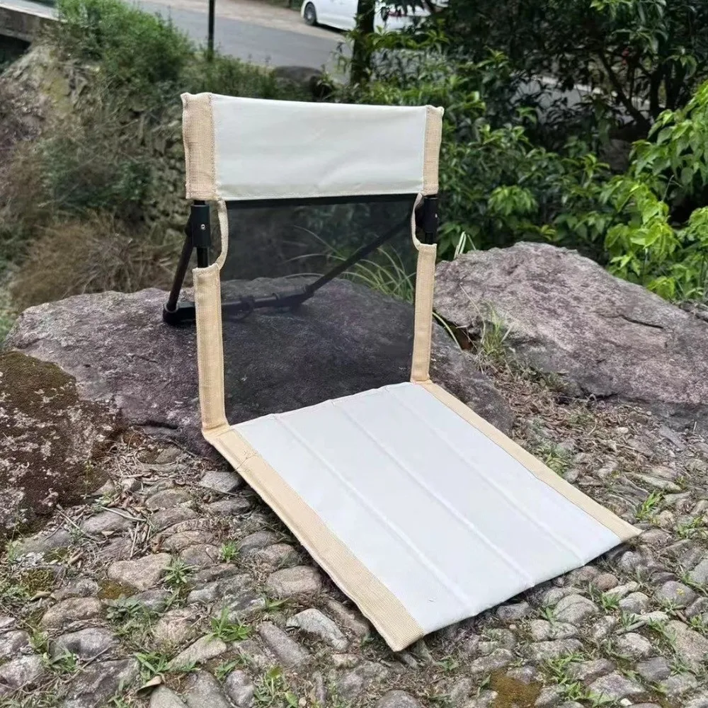 Breathable Foldable Camping Chair Mesh Comfortable Portable Folding Seat Stable Durable Single Lazy Chair Picnic Activities
