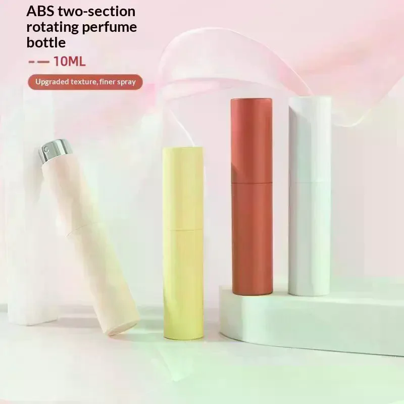 Refillable Perfume Atomizer Glass Bottle 10ML, Matte Twist Up Leak Proof, for Travel & Daily Use