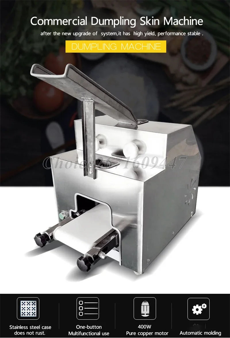 

Square Wonton Maker Round Dumpling Skin Wrapper Empanadas Gyoza Empanada Making Forming Machine