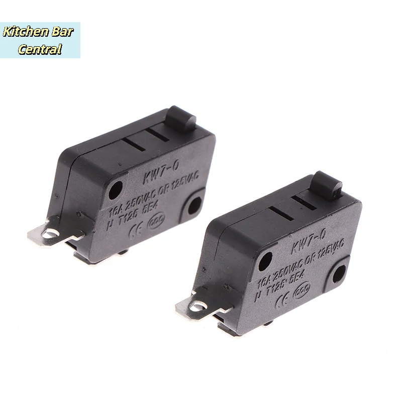 【2PCS Automatic Reset Micro Limit Switch Replacement KW7-0-A AC125V/250V 16A Silver Contact Water Heater Limiter】