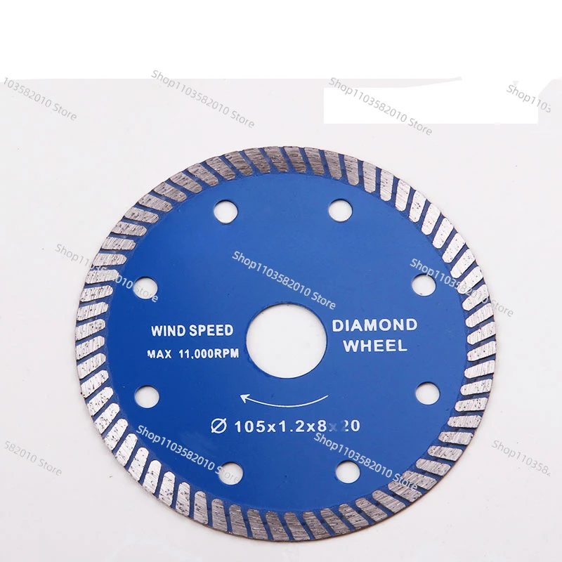 106mm super thin Ceramics, slate cutting diamond saw blades for Wandeli QX tile cutting machine