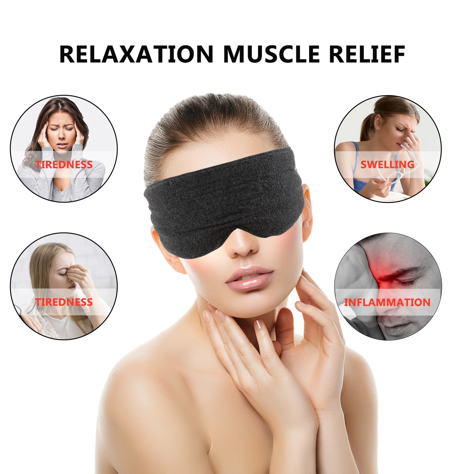 

1Pcs Eye Mask Sleep Cover Shading Blindfold Soft Comfortable Durable Home Eye Protector Sleeping Blindfold Sleep Eye-Shade