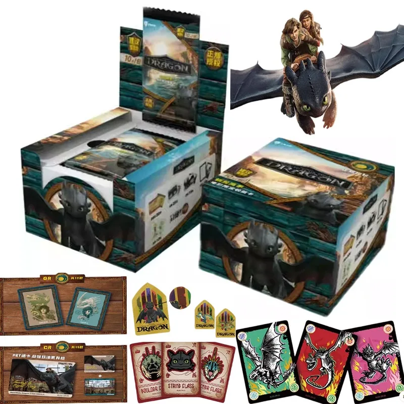 

Kabao Genuine How To Train Your Dragon Cards Movie Limited Edition Collectible Cards Rare Birthday Gift Anime Gift Toys