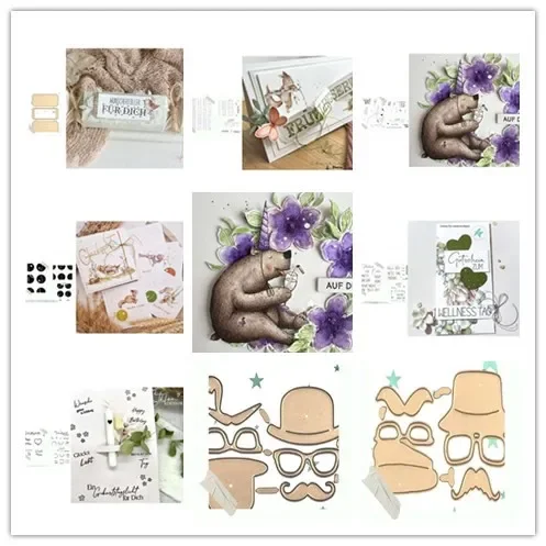Neue Ankunft Presell Papa klare Stempel und Stanzformen für DIY Scrapbooking/Fotoalbum dekorative Prägung DIY Papierkarten