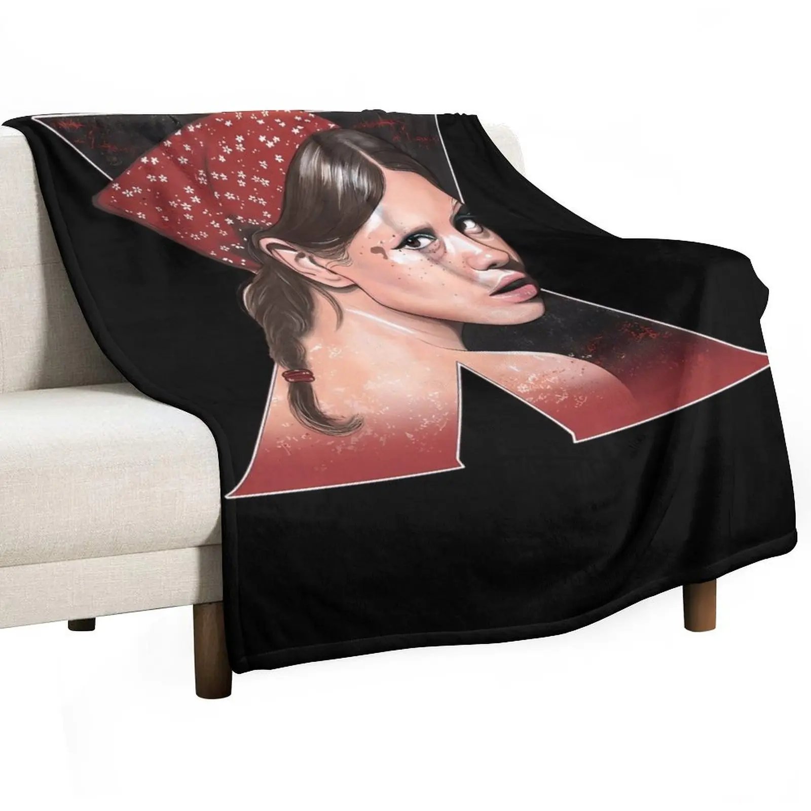 X Movie Character Throw Blanket Hairy Luxury Thicken For Decorative Sofa Quilt Heavy Furrys Blankets