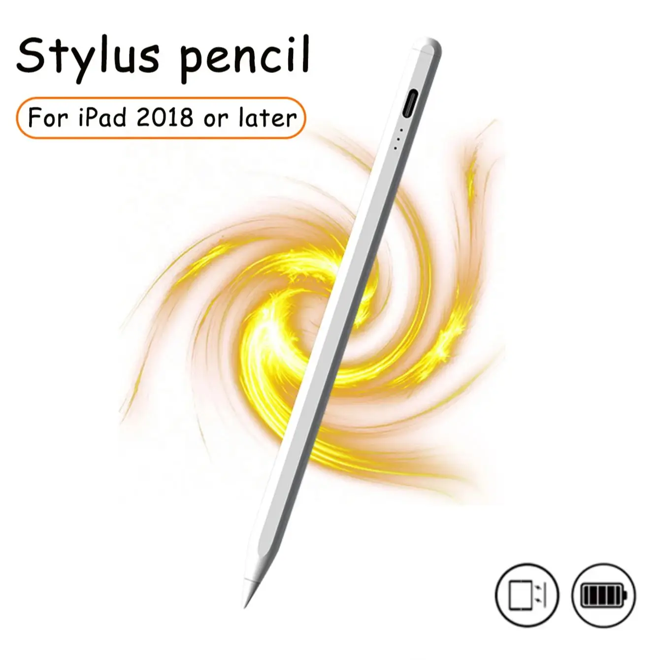 Stylus Pen For Apple Pencil 2 1 Palm Rejection For iPad Series Pro Air 5 4 3 9 10 Generation Mini 6 5 11 12.9 10/9/8/7/6 Pen