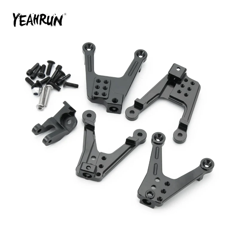 

YEAHRUN Алюминиевые Магнитные амортизаторы, монтажные башни для 1:10 Axial SCX10 II 90046 RC Crawler обновленные детали