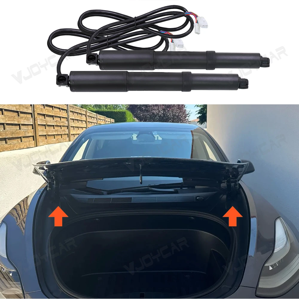 테슬라 모델 3 Y S X 3 하이랜드 Y 주니퍼 YL용 Vjoycar 전동 프론트 트렁크, 핀치 방지 자동 파워 리프팅 클로저 방수 기능 탑재 썸네일 6