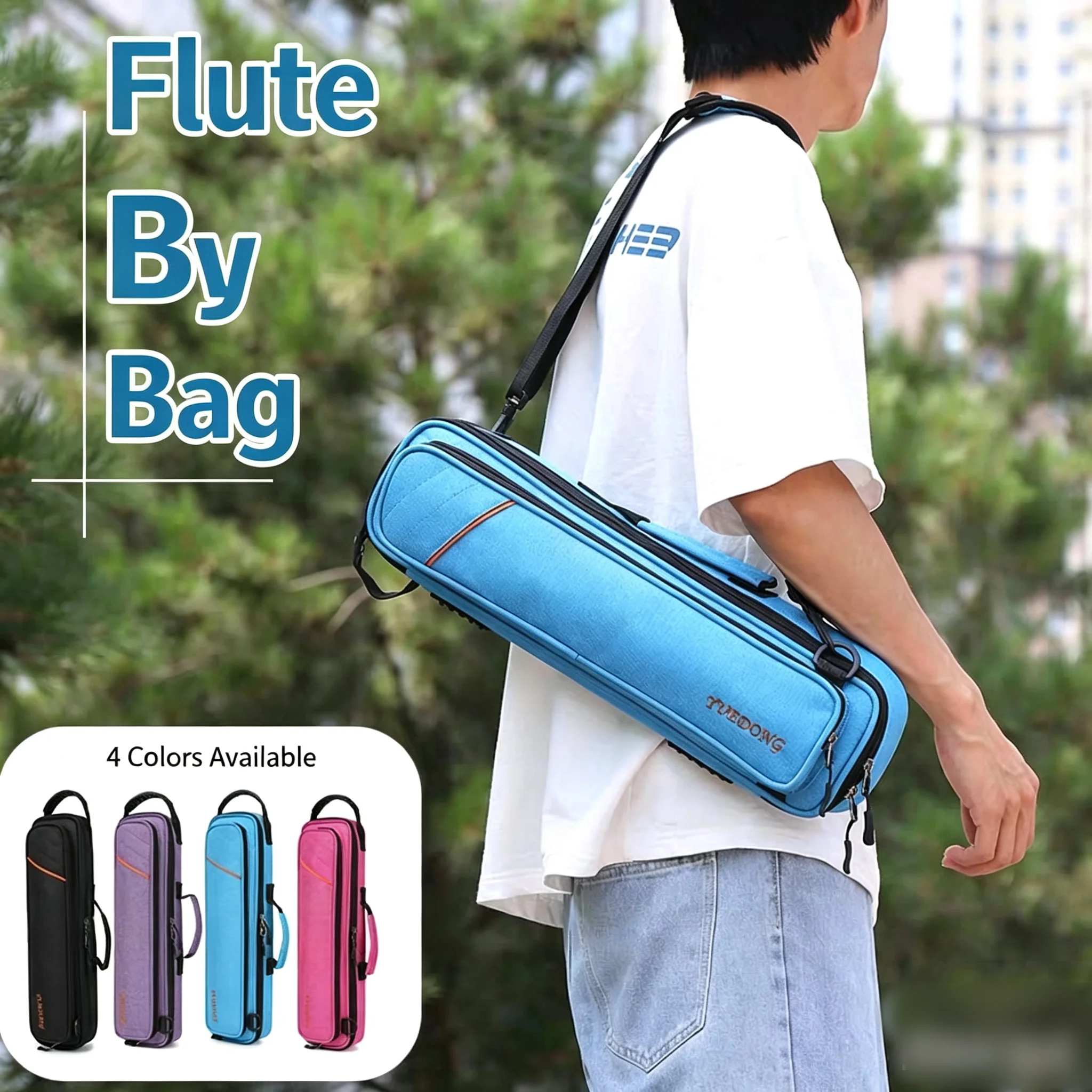 Flute bag, thickened, with 16-hole and 17-hole solid wood box soft case Roland AE01 Electric Wind Instrument Bag