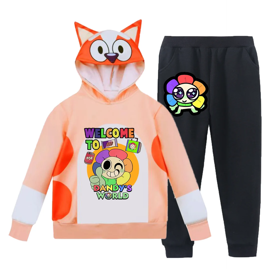 Kids Dandys World Hoodes Clothes Baby Boys Tracksuit Tops and Pants 2PCS Children Teens Wish Asha Outfits Girls Sets 2-13 Years