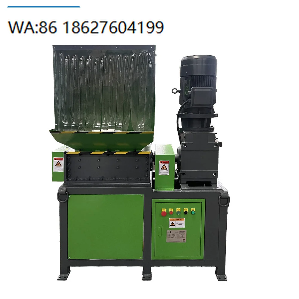 EB300 Small Scale Scrap Metal Shredder Plastic Waste Paper Dual Purpose Recycling Station Processing Equipment