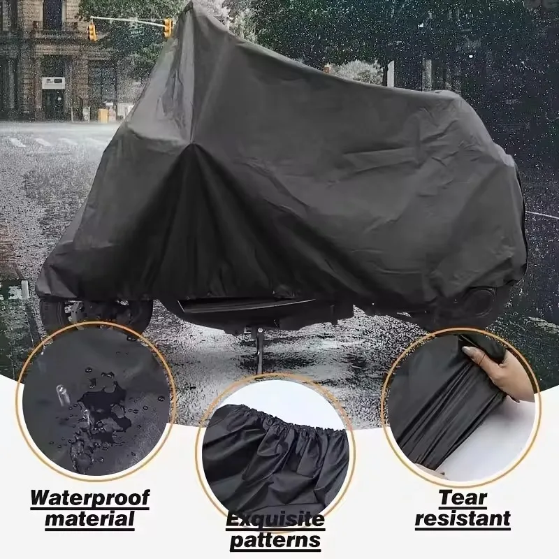 210D Oxford Motorcycle Cover Waterproof All Season UV Protection For Peugeot SPEEDFIGHT 4+ Anti-Tear Windproof Motorbike Cover view 4
