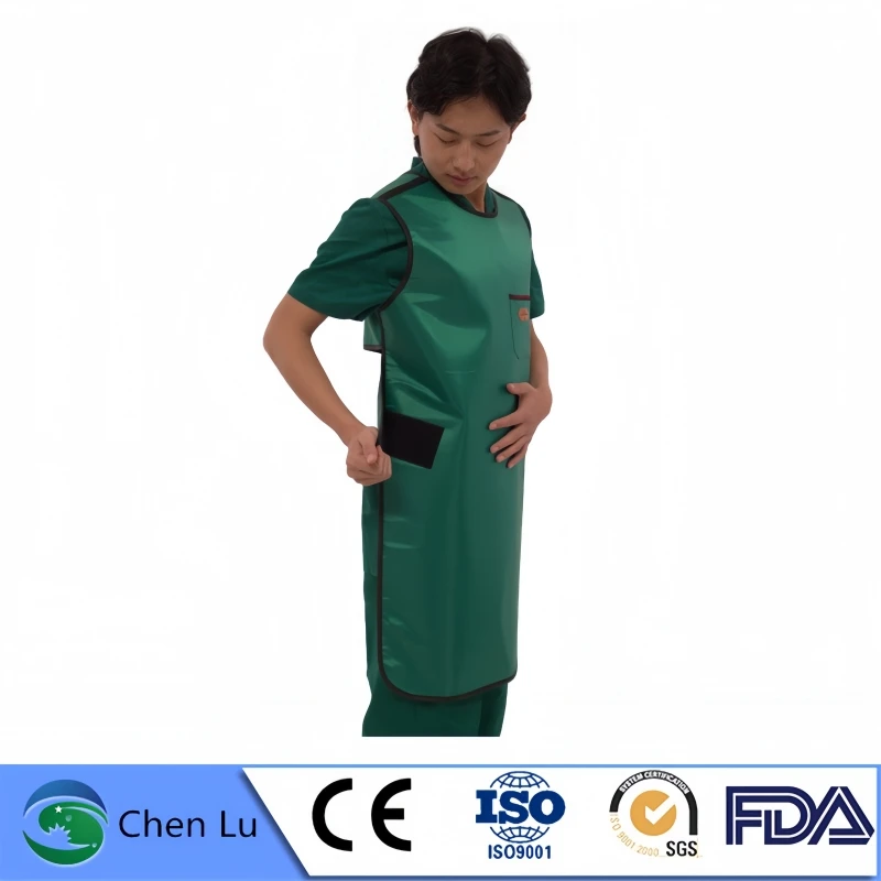 Protezione radiologica dai raggi X gamma, grembiule in piombo da 0,35/0,5 mmpb, protezione dalle radiazioni ionizzante, indumenti leggeri in piombo