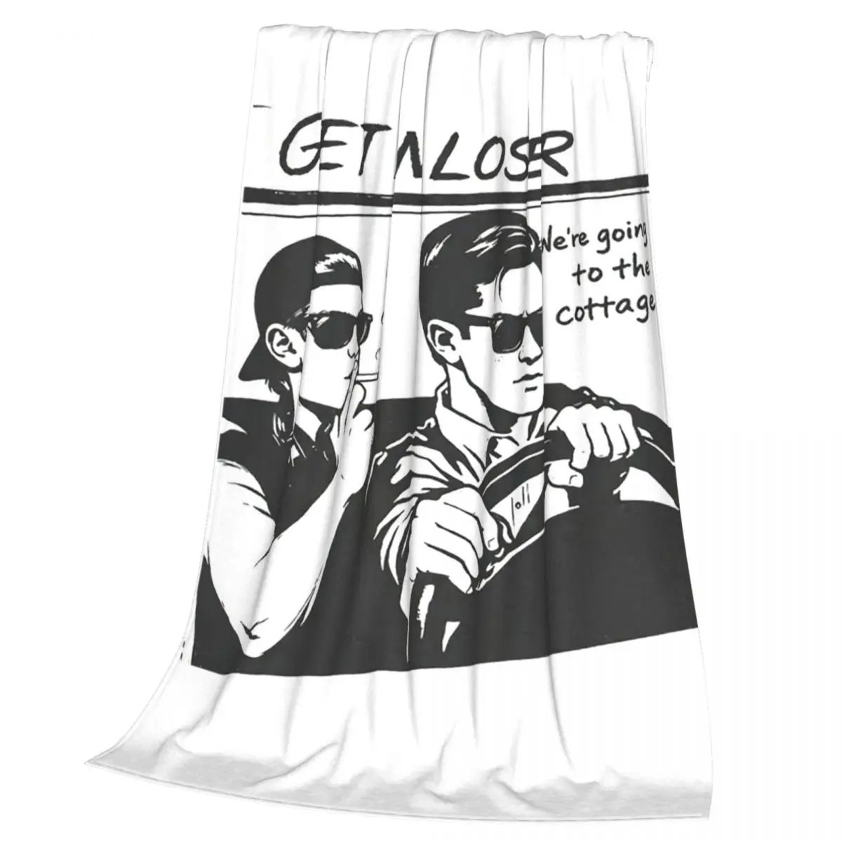 Connor And Ilya Hockey Romance Fan Hollander Rozanov Blanket Soft Warm Flannel Throw Plush for Bed Picnic Travel Home Sofa