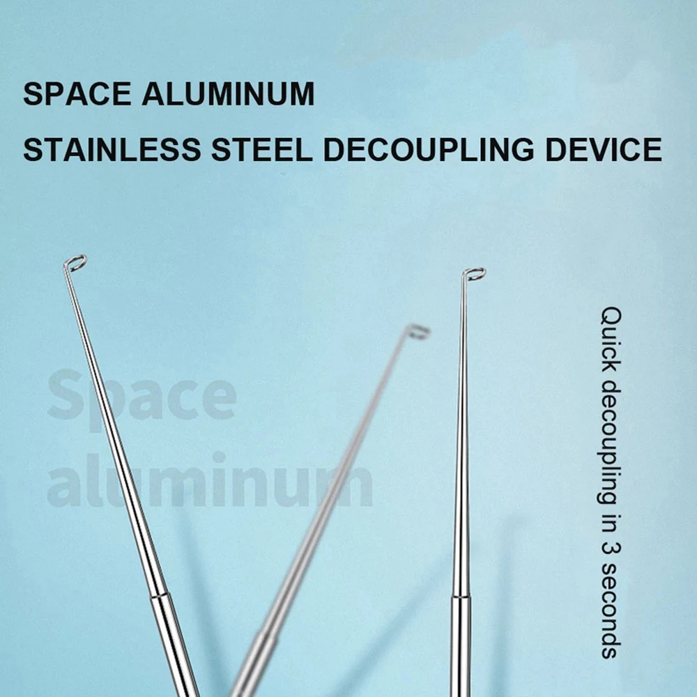 

Tools Safety Aluminum Handle Portable Nonslip Hook Detacher Aluminum Hook Extractor Fishhook Disgorger Fishing Hook Remover