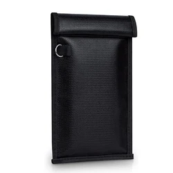 RFID Signal Blocking Bag Shielding Pouch For Cell Phone Black Waterproof Mobile Phone Car Key Blocker Case Privacy Protection