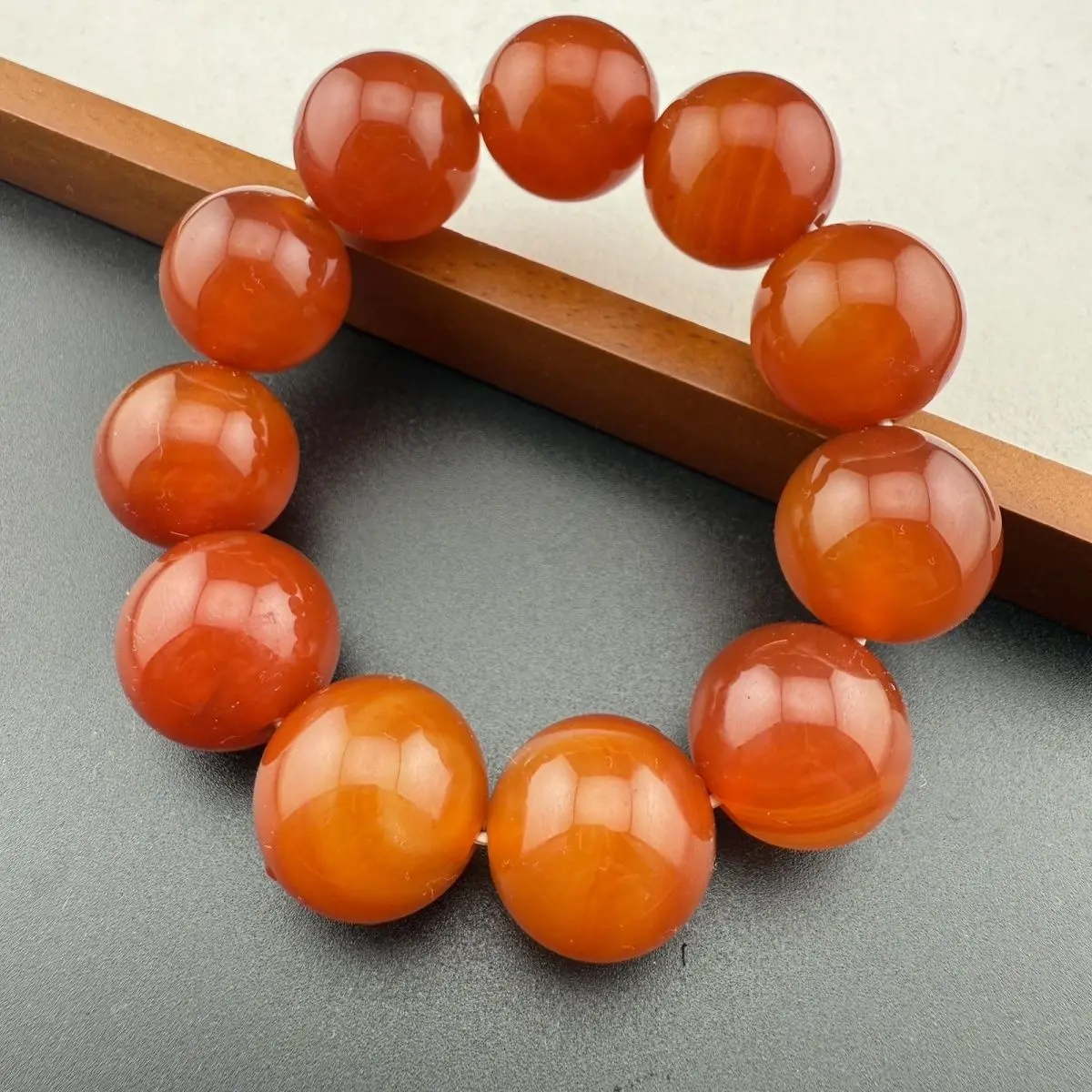 

Браслет из натурального шелкового агата, браслет из натурального нефритового агата с круглыми бусинами, новый модный стиль