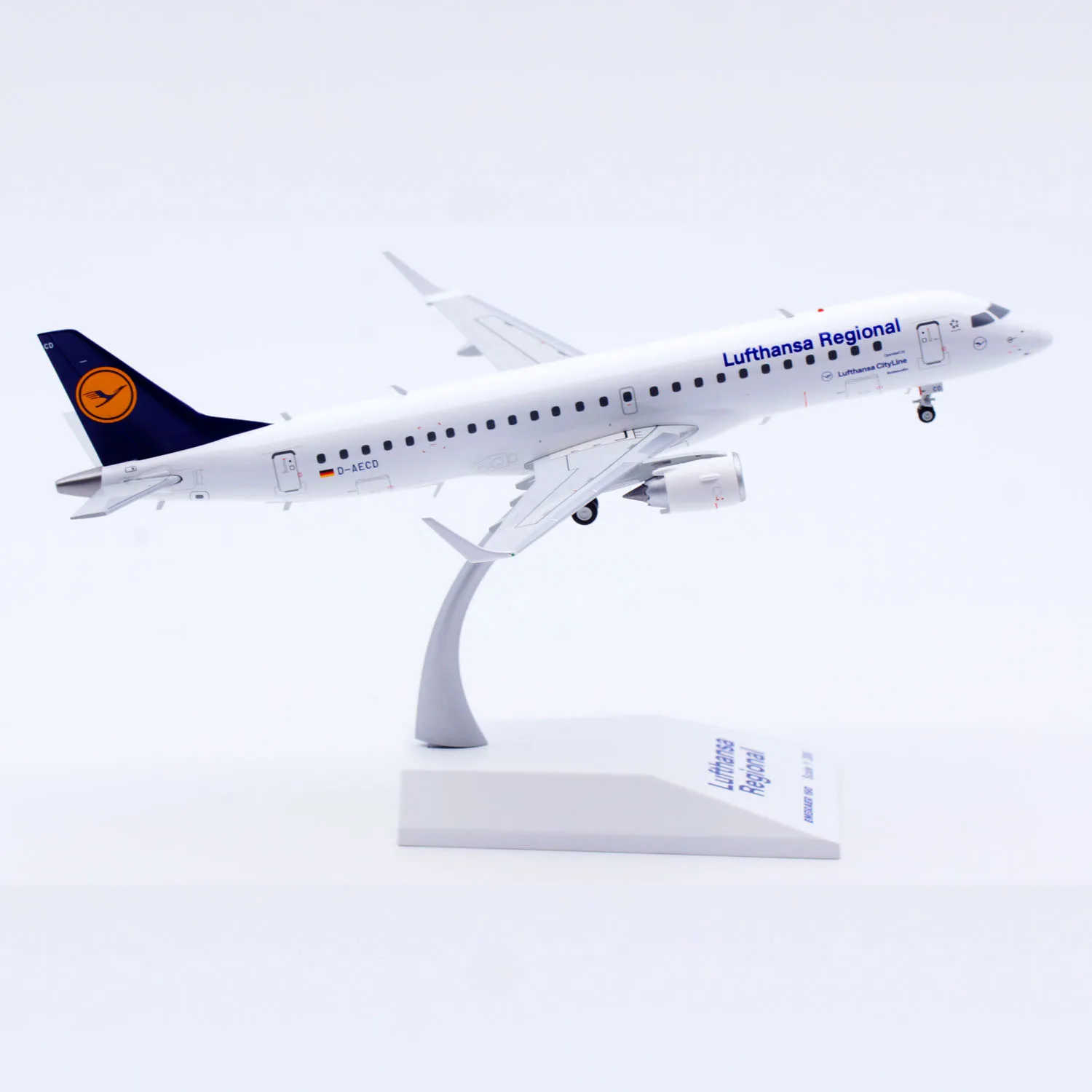 XX20356 Regalo aereo da collezione in lega JC Wings 1:200 Lufthansa Regional EMBRAER ERJ-190 Diecast Aircraft Jet Model D-AECD