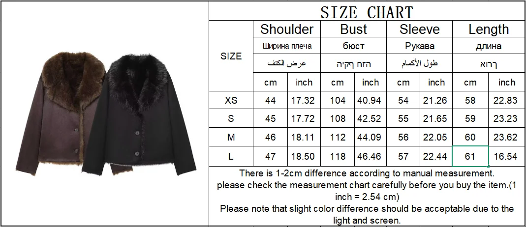 Guobioziy Women's Top 2026 New Style Women's Short Reversible Sheepskin Jacket Suede Exterior With A Premium Feel
