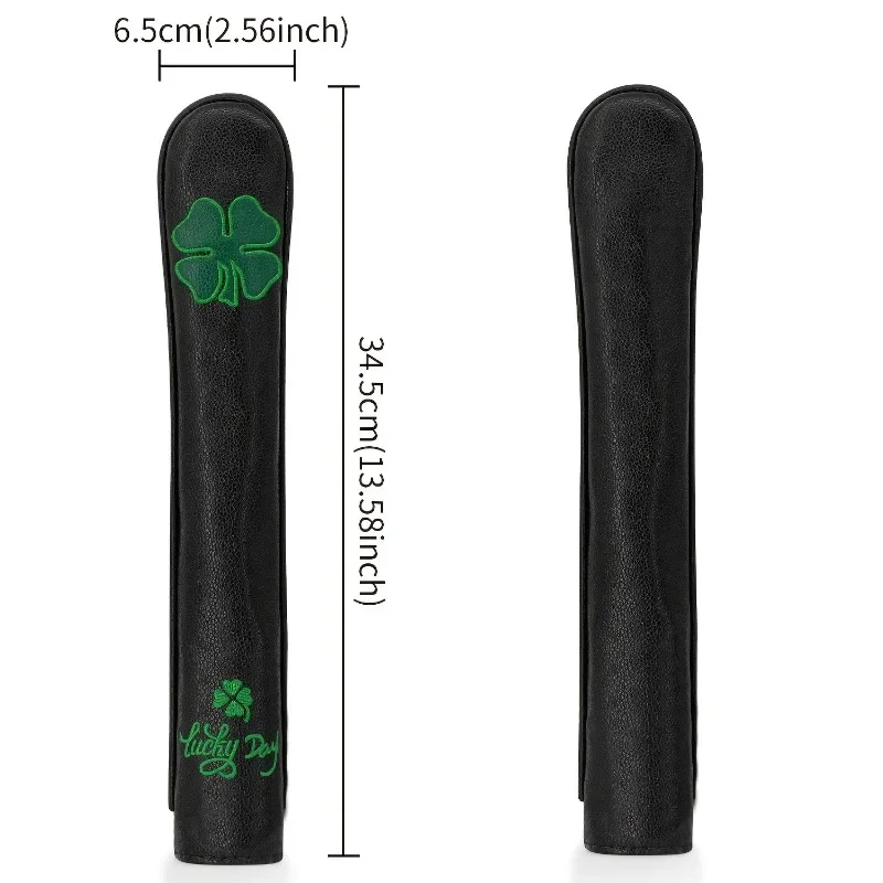 Lucky Clover Golf Calibration Rod - ฝาครอบป้องกันก้านสอบเทียบคอมโพสิต ดีไซน์ใบโคลเวอร์สี่แฉก อุปกรณ์กอล์ฟ