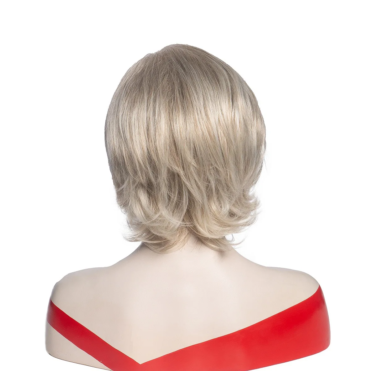 Kurze synthetische gerade Perücke Pixie Cut blonde braune Frauen Natur haar hitze beständige Perücke für das tägliche Party Cosplay