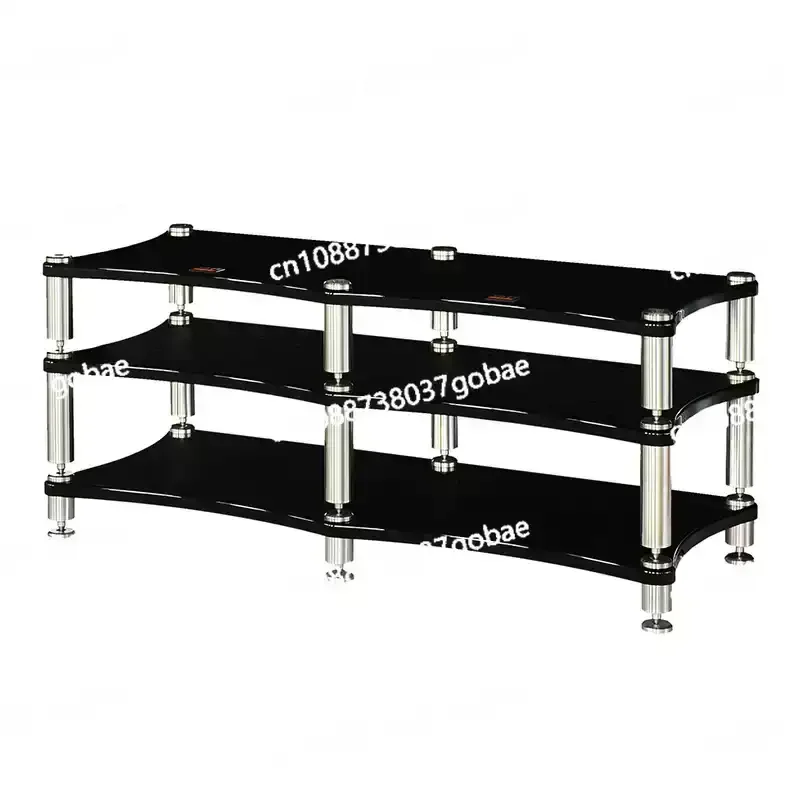 TV Cabinet Equipment Shelf Piano Paint Power Amplifier Stand Audio Speaker Cabinet Shock Absorber Nails Tripod Rack Courage view 5