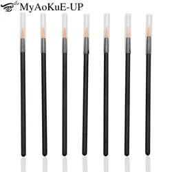 50pcs Disposable Nail Art Brush Eyeliner Eyeline Makeup Tools Manicure Painting Pen Beauty Tool Nail Gel Liner Brushes