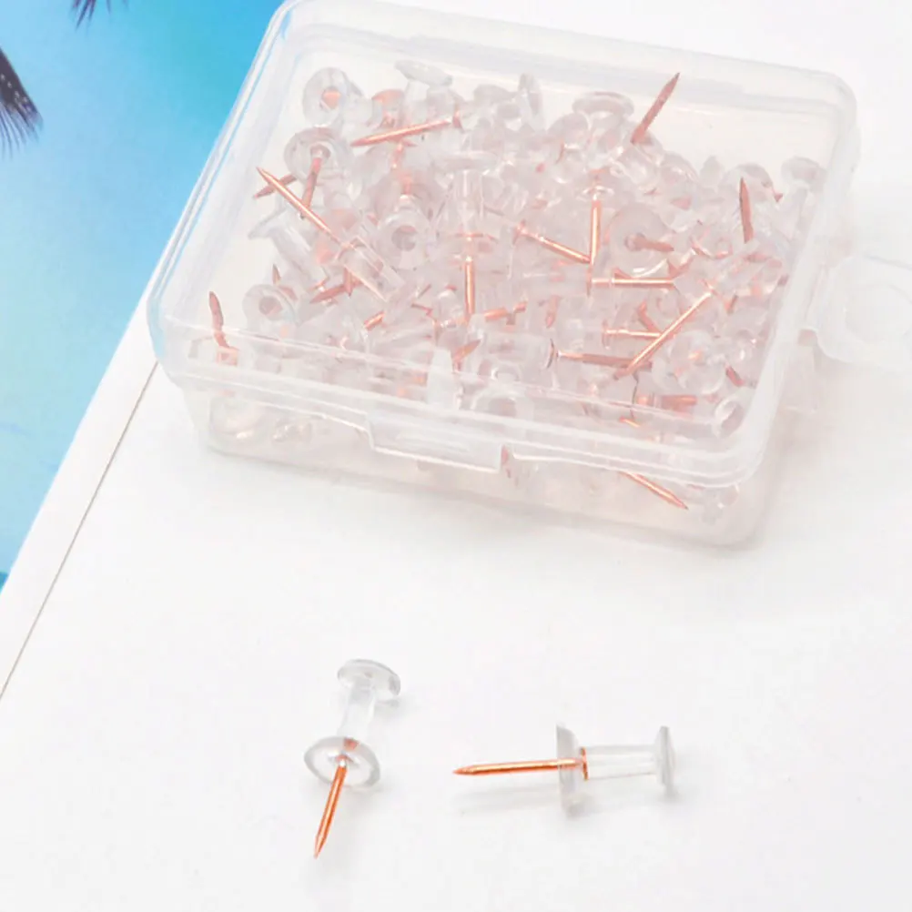 

Gold Push Pins Transparent Map Tacks For Map Marking Home Office Cork Board Decorative Thumbtacks Pin Flags